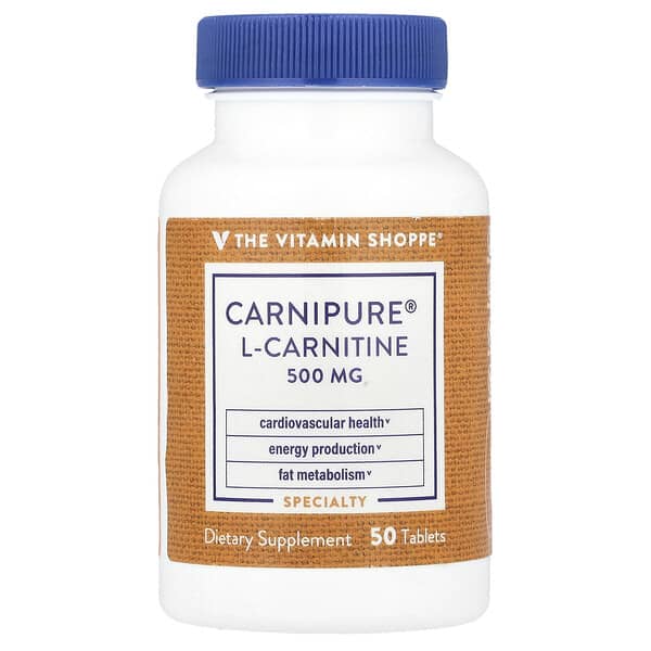 Carnipure® L-Carnitine, 500 mg, 50 Tablets