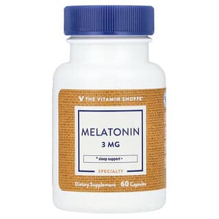 The Vitamin Shoppe, Melatonina, 3 mg, 60 Cápsulas