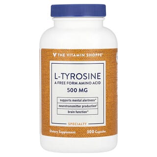 The Vitamin Shoppe, L-tirosina, 500 mg, 300 cápsulas