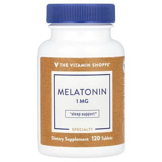 The Vitamin Shoppe, Melatonin, 1 mg, 120 Tablet