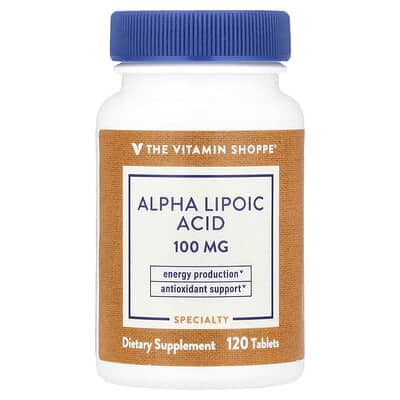 The Vitamin Shoppe, Alpha-Lipoic Acid, 120 Tablets