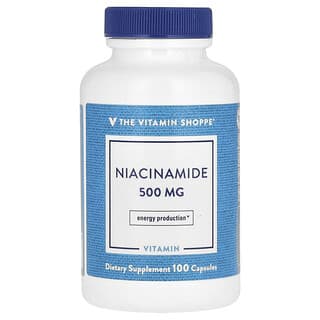 The Vitamin Shoppe, Niacinamida, 500 mg, 100 cápsulas