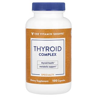 The Vitamin Shoppe, Thyroid Complex, Schilddrüsen-Komplex, 100 Kapseln