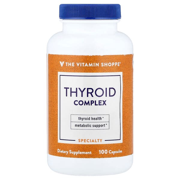 The Vitamin Shoppe, Thyroid Complex, 100 Capsules