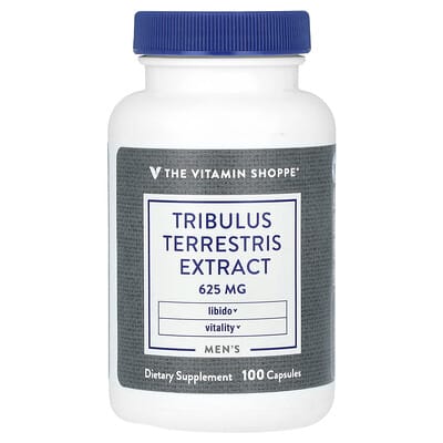 The Vitamin Shoppe, Tribulus Terrestris Extract for Men, 625 mg, 100 Capsules