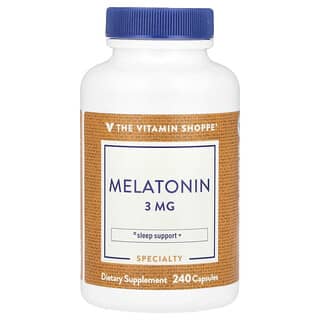 The Vitamin Shoppe, Melatonina , 3 mg , 240 kapsułek