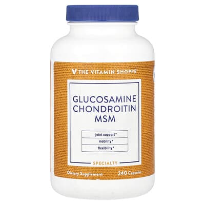 The Vitamin Shoppe, Chitosamine Chondroitin with MSM, 240 Capsules