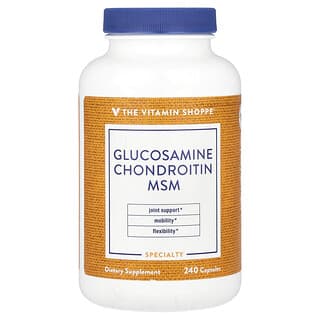 The Vitamin Shoppe, Glucosamine Chondroitin MSM, 240 Capsules