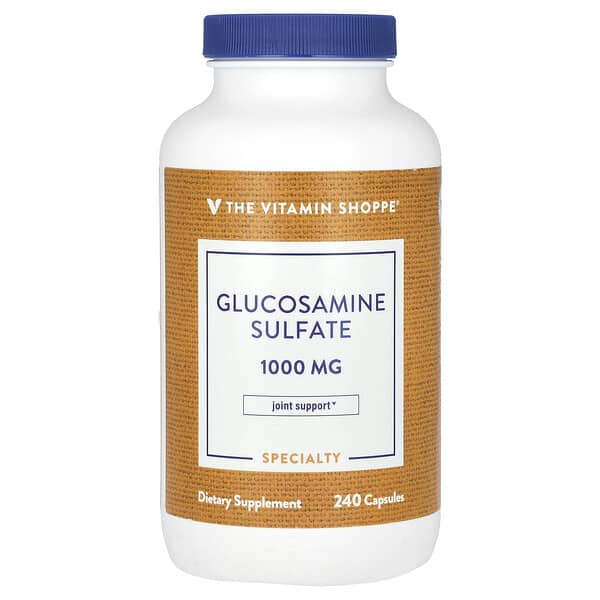 The Vitamin Shoppe, Glucosamine Sulfate, 1,000 mg, 240 Capsules