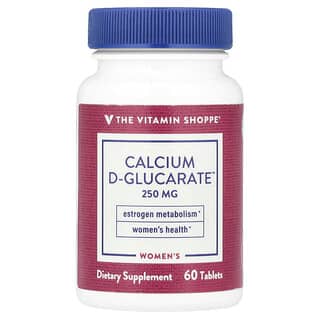 The Vitamin Shoppe, Calcium D-Glucarate™, Women's, 250 mg, 60 Tablets