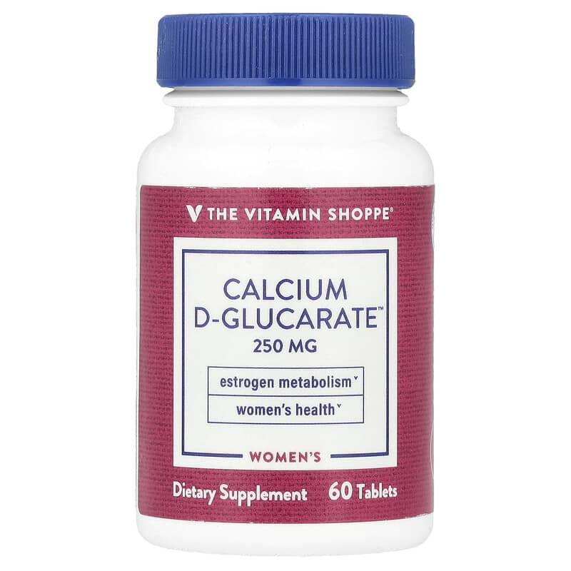 vitamin shoppe glutathione Women's Calcium D-Glucarate™, 250 mg, 60 Tablets