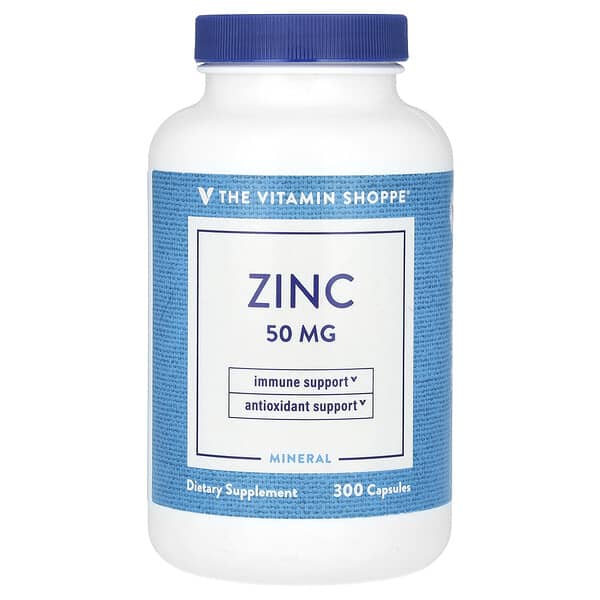 Zinc, 50 mg, 300 Capsules