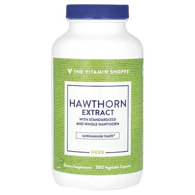 The Vitamin Shoppe, Hawthorn Extract, 300 Vegetable Capsules