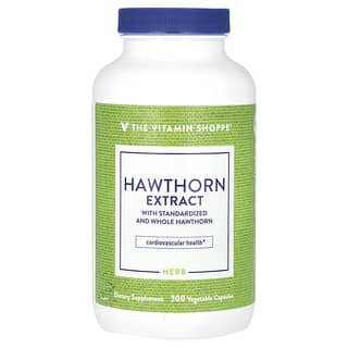 The Vitamin Shoppe, Hawthorn Extract, 300 Vegetable Capsules