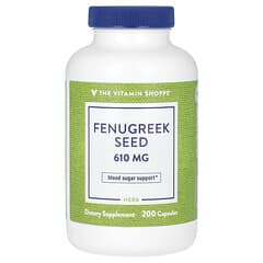 The Vitamin Shoppe, Fenugreek Seed, 610 mg, 200 Capsules