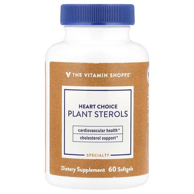 The Vitamin Shoppe, Heart Choice Phytosterols, 60 Softgels
