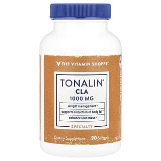 The Vitamin Shoppe, Tonalin® CLA, 1,000 mg, 90 Softgels