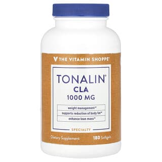 The Vitamin Shoppe, Tonalin® CLA, 1,000 mg, 180 Softgels