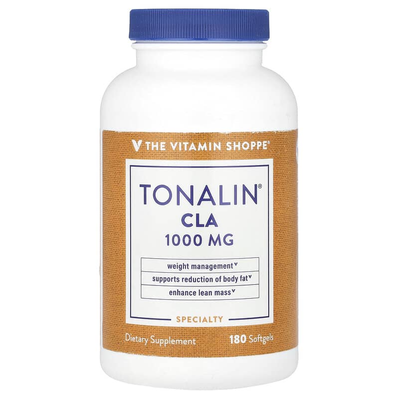 Tonalin®（トナリン）CLA（共役リノール酸）、1,000mg、ソフトジェル180粒