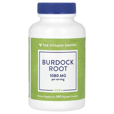 The Vitamin Shoppe, Burdock Root, 1080 mg, 100 Vegetarian Capsules (540 mg per capsule)