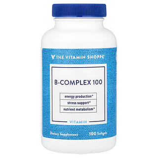 The Vitamin Shoppe (더 비타민 샵), B-복합체 100, 소프트젤 100정