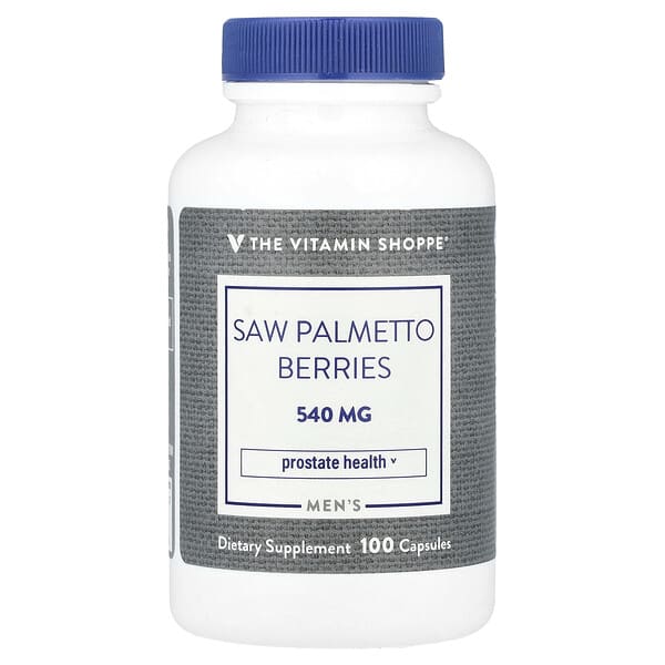 Men's Saw Palmetto Berries, 540 mg, 100 Capsules