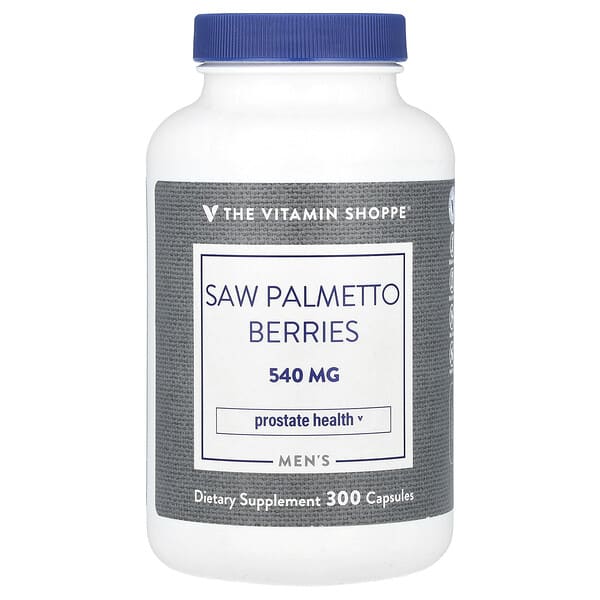 Men's Saw Palmetto Berries, 540 mg, 300 Capsules