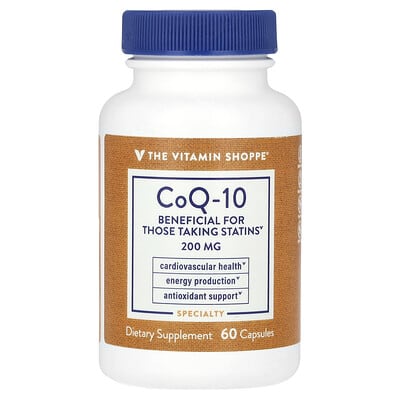 The Vitamin Shoppe, Coenzyme Q10, 200 mg, 60 Capsules