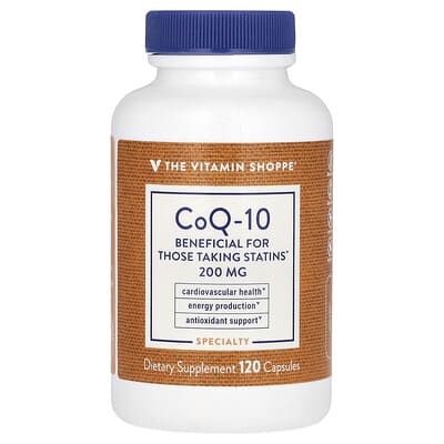 The Vitamin Shoppe, Coenzyme Q10, 200 mg, 120 Capsules