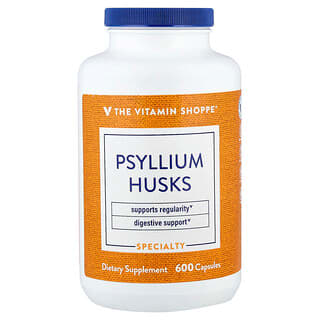 The Vitamin Shoppe, Psyllium Husks, 600 Capsules (720 mg per Capsule)