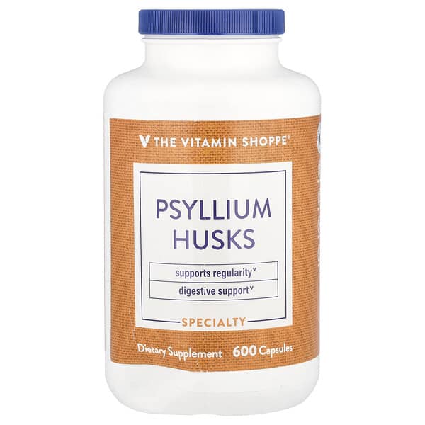 Psyllium Husks, 600 Capsules (720 mg per Capsule)