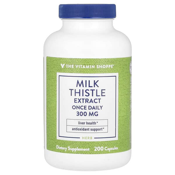 Milk Thistle Extract, 300 mg, 200 Capsules