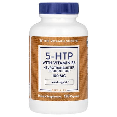 The Vitamin Shoppe, 5-HTP with Vitamin B6, 120 Capsules