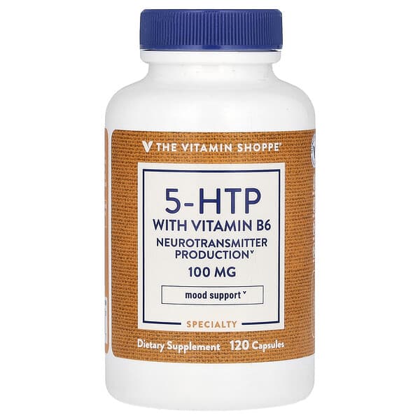 5-HTP With Vitamin B6, 120 Capsules