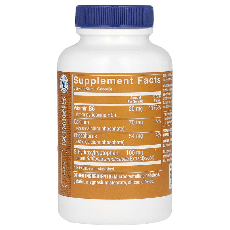 athinika nutrition 5-HTP 400mg per Capsule (60 Vegetarian Capsules) - No Stearates - Vegan - Non