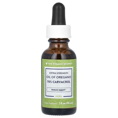 The Vitamin Shoppe, Oil of Oregano, 1 fl oz (30 ml)