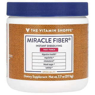 The Vitamin Shoppe, Miracle Fiber, Ponche de frutas, 217,6 g (7,7 oz)