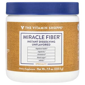 ذا فيتامين شوب‏, Miracle Fiber ، خالٍ من النكهات ، 7.9 أونصة (223.5 جم)