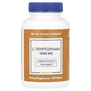 The Vitamin Shoppe, L-Triptofano, 1.000 mg, 60 Comprimidos