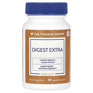The Vitamin Shoppe, Digest 엑스트라, 베지 캡슐 30정