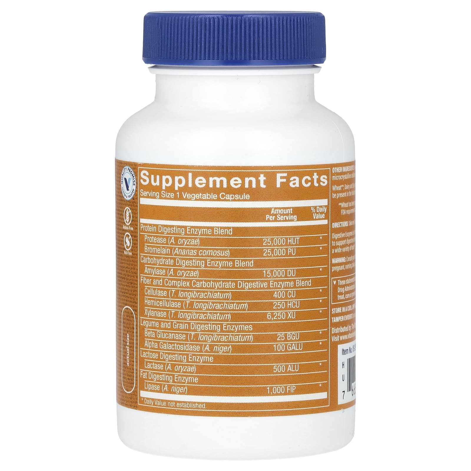 The Vitamin Shoppe, Digestive Enzymes, 90 Vegetable Capsules