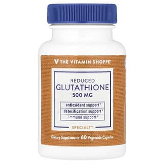 The Vitamin Shoppe, Activated Glutathione, reduziertes Glutathion, 500 mg, 60 pflanzliche Kapseln