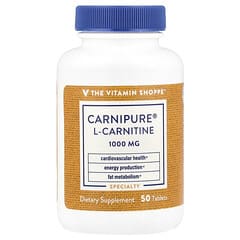 L-carnitina Carnipure, 1000 mg, 50 comprimidos