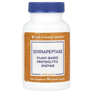 The Vitamin Shoppe, Serrapeptase, 90 capsules végétales