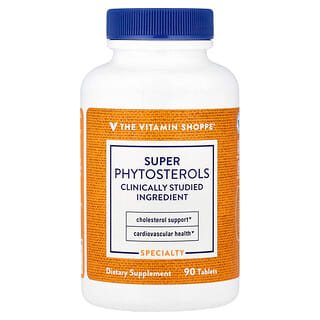 The Vitamin Shoppe, Super fitoesteroles, 90 comprimidos (900 mg por comprimido)