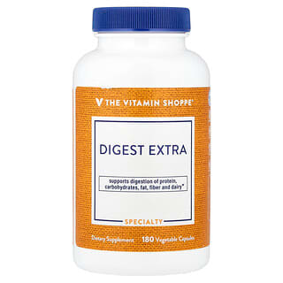 The Vitamin Shoppe, Digest Extra, 180 растительных капсул