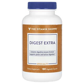 The Vitamin Shoppe, Digest Extra, 180 Cápsulas Vegetais
