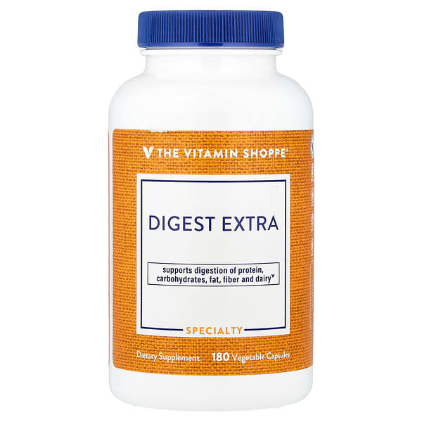 The Vitamin Shoppe, Digest Extra, 180 biljnih kapsula