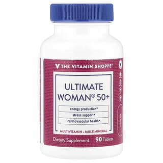 The Vitamin Shoppe, Ultimate Woman® 50+, Multivitamin & Multimineral, 90 Tablets