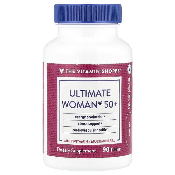 The Vitamin Shoppe Ultimate Woman® 50+, Multivitamin & Multimineral, 90 Tablets